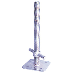 base jack scaffolding prop load distribution threaded height adjustment